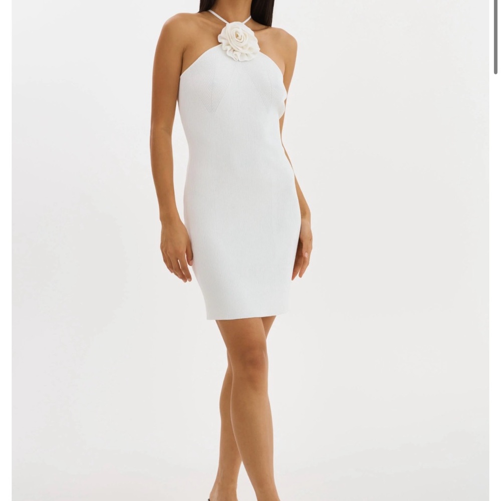 LAMARQUE Savina Dress White Size Small